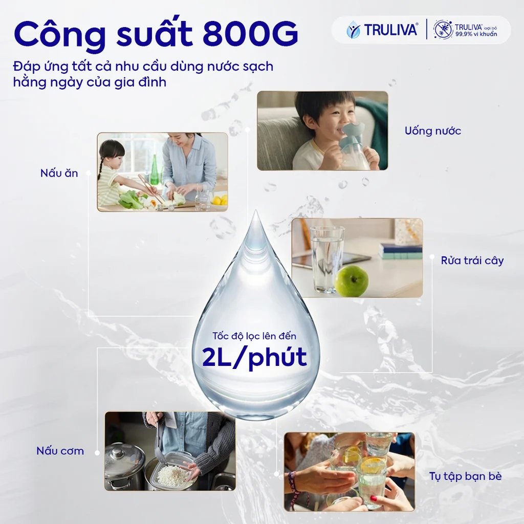 Máy lọc nước Truliva UR5840 PLATINUM - Ảnh 6