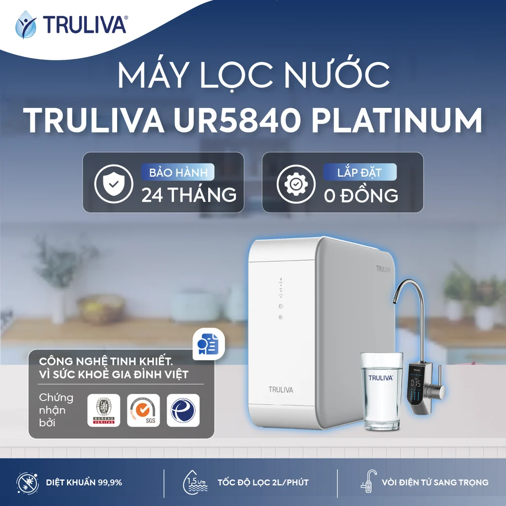 Máy lọc nước Truliva UR5840 PLATINUM - Ảnh 2
