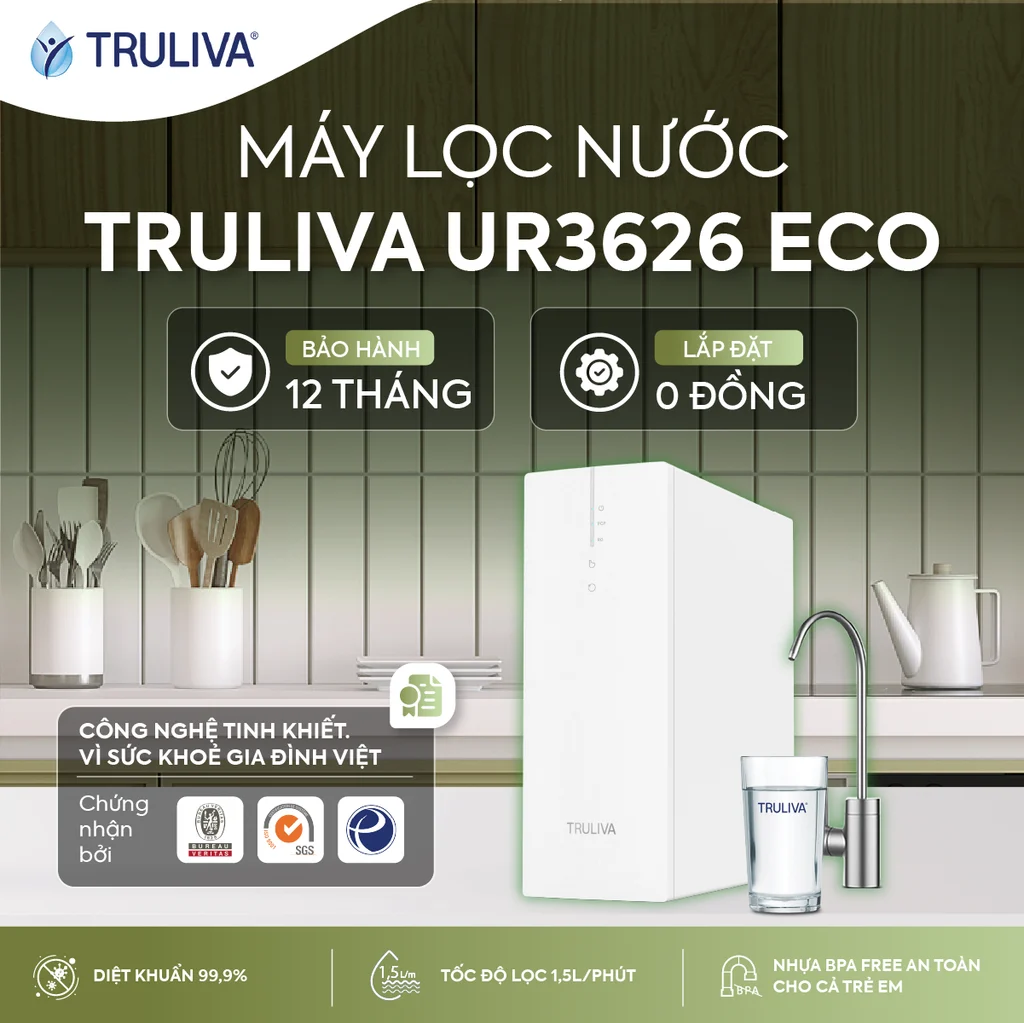 Máy lọc nước Truliva UR3626 ECO - Ảnh 2